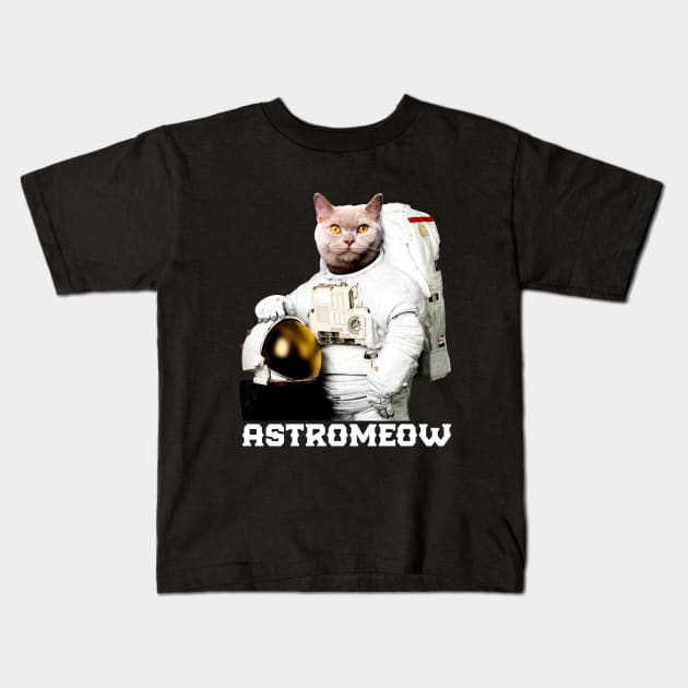 Astrocat Kids T-Shirt by ArtBot